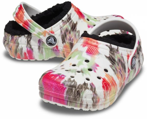 Kids Classic Lined Tie-Dye Graphic Clog