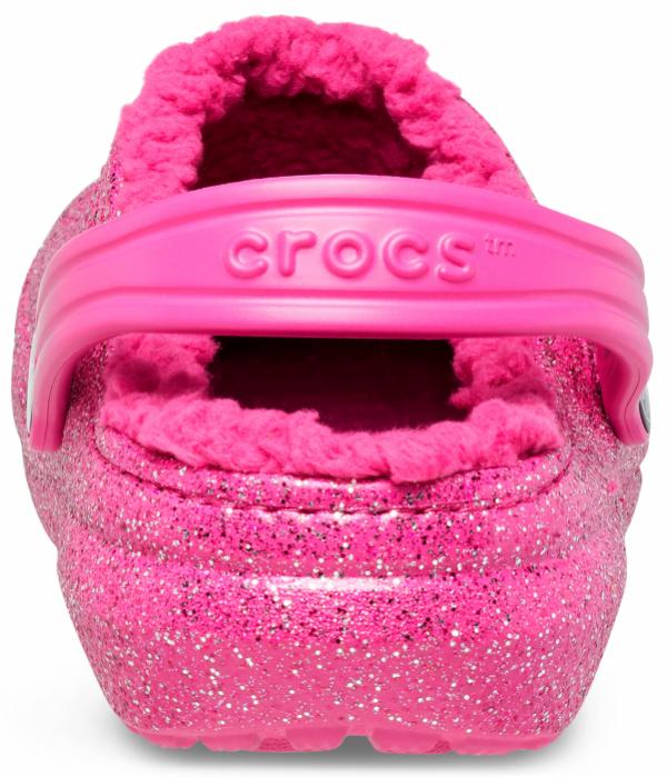 Kids Classic Lined Glitter Clog