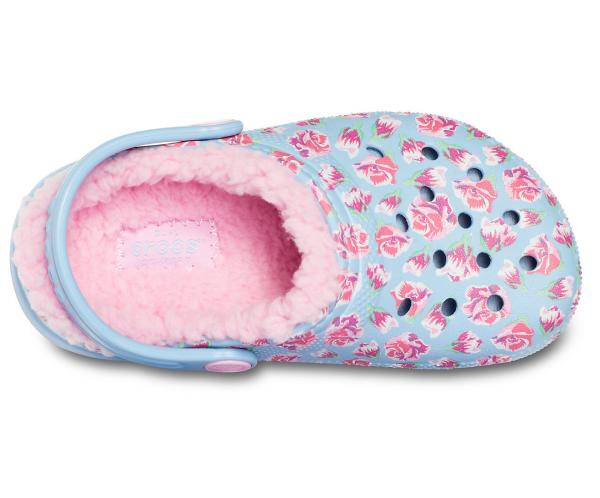 Kids Classic Fuzz-Lined Graphic Clog