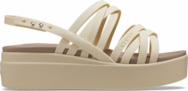 Womens Crocs Brooklyn Strappy Low Wedge