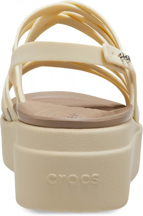 Womens Crocs Brooklyn Strappy Low Wedge