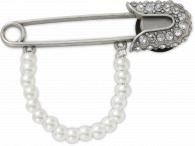 Pearl Chain Safety Pin