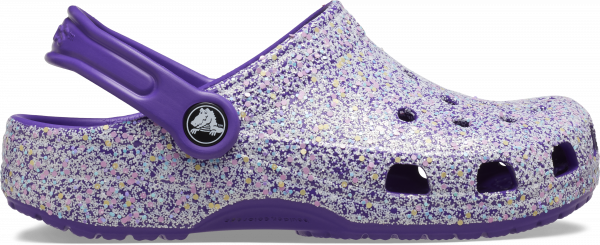 Kids Classic Glitter Clog