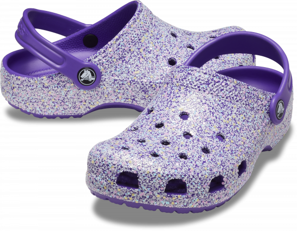 Kids Classic Glitter Clog