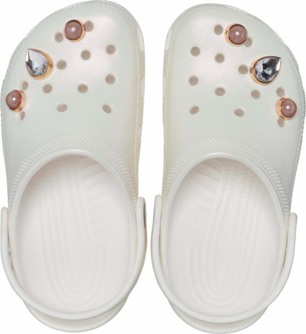 Kids Classic Crystals Pearls Clog