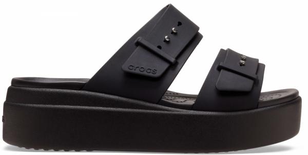 Womens Crocs Brooklyn Sandal Low Wedge