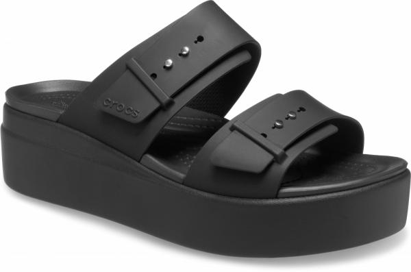 Womens Crocs Brooklyn Sandal Low Wedge