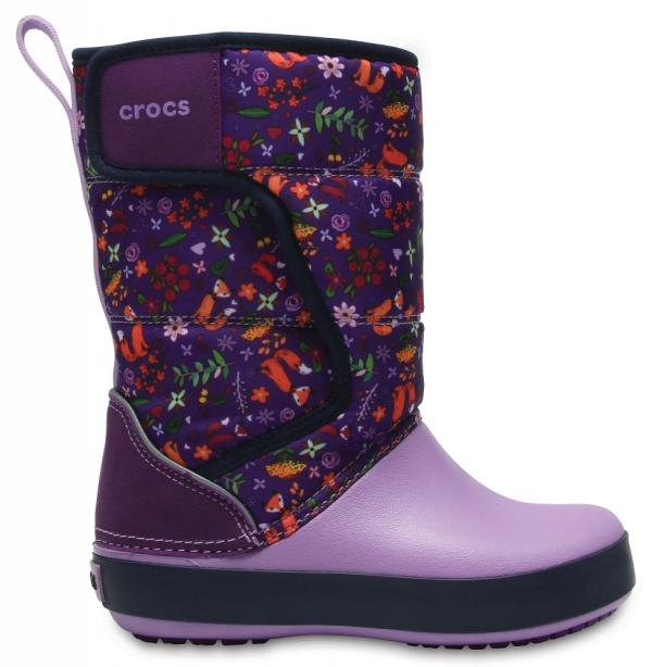 Kids Lodge Point Graphic Snow Boot