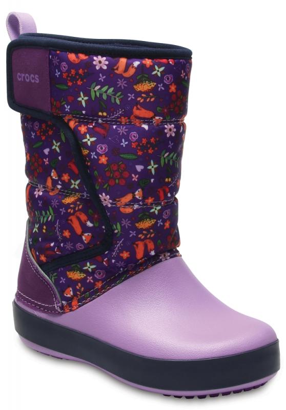 Kids Lodge Point Graphic Snow Boot