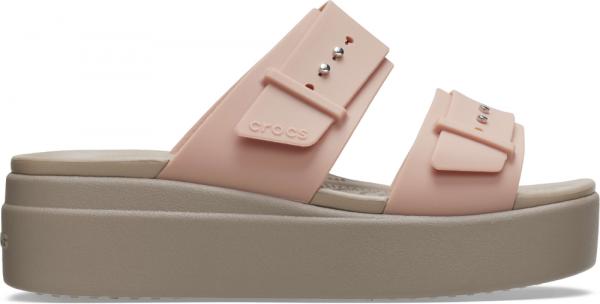 Womens Crocs Brooklyn Sandal Low Wedge