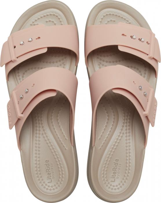 Womens Crocs Brooklyn Sandal Low Wedge