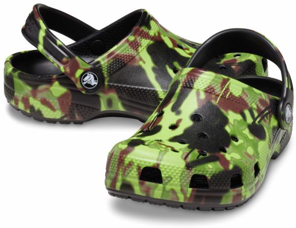 Kids Classic Spray Camo Clog