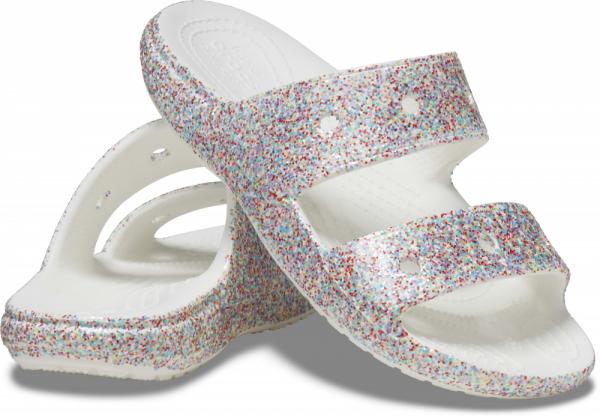 Kids Classic Crocs Sprinkles Glitter Sandal